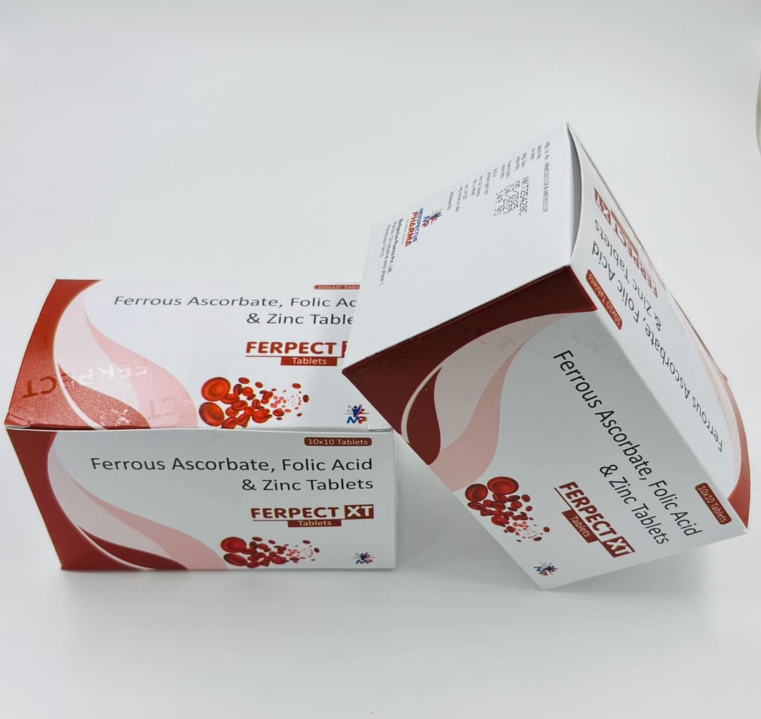FERROUS ASCORBATE 100 MG + FOLIC ACID 1.5 MG + ZINC SULPHATE 22.50 MG