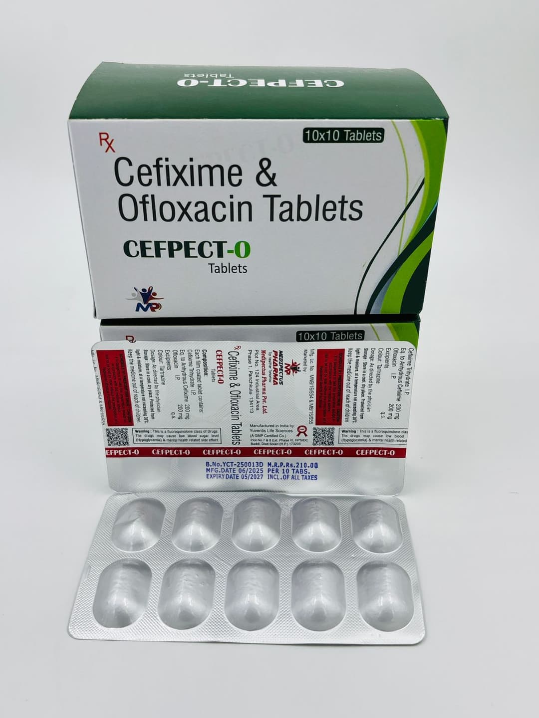 CEFIXIME 200MG + OFLOXACIN 200MG