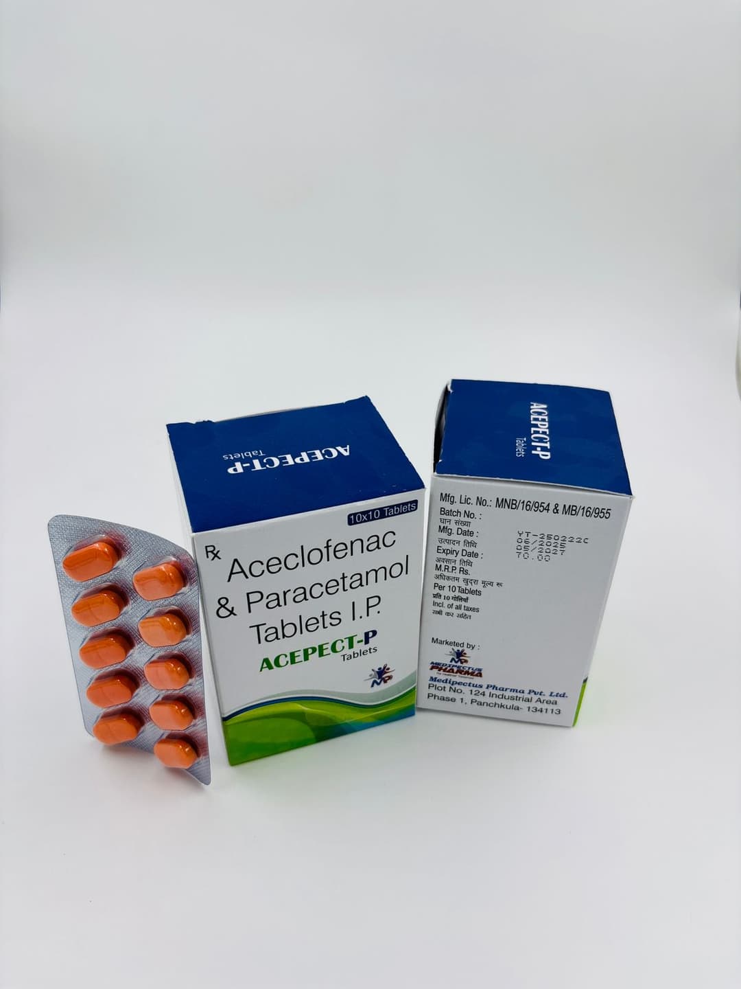 ACECLOFENAC 100MG + PARACETAMOL 325MG